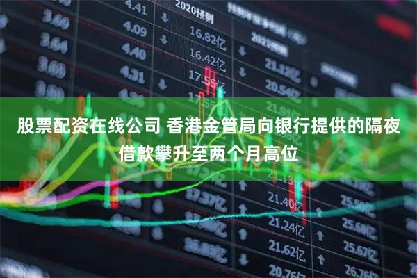 股票配资在线公司 香港金管局向银行提供的隔夜借款攀升至两个月高位