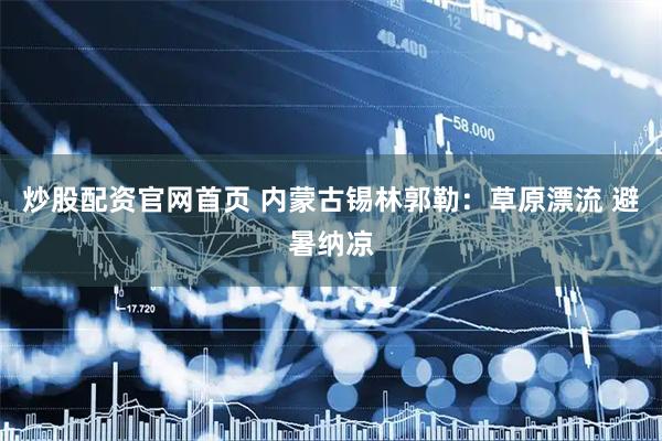 炒股配资官网首页 内蒙古锡林郭勒：草原漂流 避暑纳凉